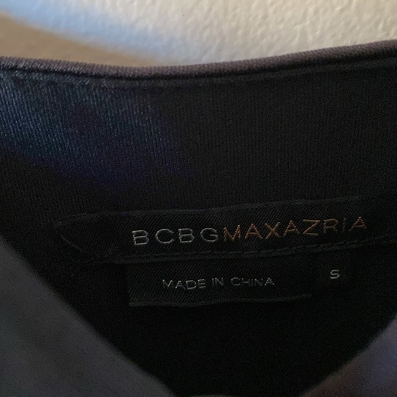 BCBG Maxazria Evening Dress Size Small Black Drape MIDI Spaghetti Strap Dress - Picture 6 of 7